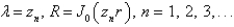 <strong>The solution of the eigenvalue problem is bounded, is </strong> A) B) C) D) E)