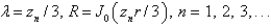 <strong>The solution of the eigenvalue problem is bounded, is </strong> A) B) C) D) E)