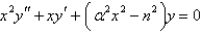 <strong>Consider the parameterized Bessel's differential equation along with the conditions is bounded, . The solution of this eigenvalue problem is </strong> A) B) C) D) E)