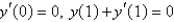 <strong>Consider the differential equation . Examples of boundary conditions for this equation that make a regular Sturm-Liouville problem are Select all that apply.</strong> A) B) C) D) E)