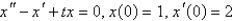<strong>The initial value problem can be rewritten as the system</strong> A) B) C) D) E)