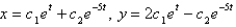 <strong>The solution of the system is</strong> A) B) C) D) E)