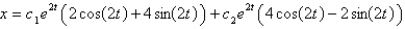 <strong>The solution of the system is</strong> A) , B) , C) , D) , E) ,
