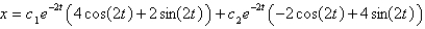 <strong>The solution of the system is</strong> A) , B) , C) , D) , E) ,