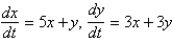 <strong>The critical point of the system is Select all that apply.</strong> A) asymptotically stable B) stable but not asymptotically stable C) unstable D) an attractor E) a repeller