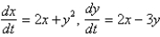 <strong>The critical points of the system are</strong> A) B) C) D) E)