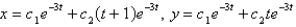 <strong>The solution of the system is</strong> A) B) C) D) E)