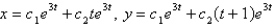 <strong>The solution of the system is</strong> A) B) C) D) E)