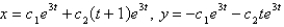 <strong>The solution of the system is</strong> A) B) C) D) E)
