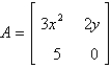 <strong>The Jacobian matrix of the system at the critical point </strong> A) B) C) D) E)