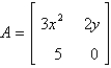 <strong>The Jacobian matrix of the system at the critical point </strong> A) B) C) D) E)