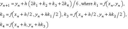 <strong>The most popular fourth order Runge-Kutta method for the solution of is</strong> A) B) C) D) E)