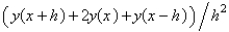 <strong>The standard central difference approximation of is</strong> A) B) C) D) E)