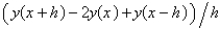 <strong>The standard central difference approximation of is</strong> A) B) C) D) E)