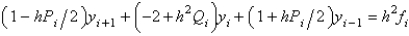 <strong>Using the notation from the text, the finite difference equation for solving the boundary value problem is</strong> A) B) C) D) E)