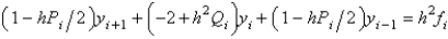 <strong>Using the notation from the text, the finite difference equation for solving the boundary value problem is</strong> A) B) C) D) E)