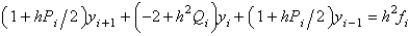 <strong>Using the notation from the text, the finite difference equation for solving the boundary value problem is</strong> A) B) C) D) E)