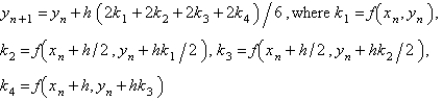 <strong>The most popular fourth order Runge-Kutta method for the solution of is</strong> A) B) C) D) E)