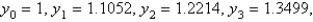 <strong>Using the method from the previous two problems, using the values the solution of with is</strong> A) 1.4919 B) 1.4967 C) 1.4978 D) 1.5003 E) none of the above