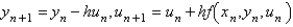 <strong>The Euler formula for solving the system is</strong> A) B) C) D) E) none of the above