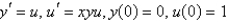 <strong>The problem can be written as a system of two equations as follows.</strong> A) B) C) D) E)
