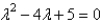 <strong>The characteristic equation of is</strong> A) B) C) D) E)