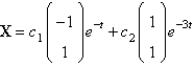 <strong>The solution of the system is</strong> A) B) C) D) E) none of the above