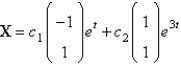 <strong>The solution of the system is</strong> A) B) C) D) E) none of the above