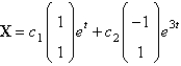 <strong>The solution of the system is</strong> A) B) C) D) E) none of the above