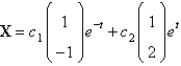 <strong>The solution of the system is</strong> A) B) C) D) E) none of the above