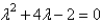 <strong>The characteristic equation of is</strong> A) B) C) D) E)