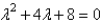 <strong>The characteristic equation of is</strong> A) B) C) D) E)