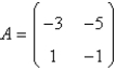 <strong>The eigenvalues of is</strong> A) B) C) D) E)