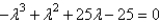 <strong>The characteristic equation of is</strong> A) B) C) D) E) none of the above