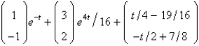 <strong>The solution of the previous problem that satisfies the initial condition is</strong> A) B) C) D) E) none of the above