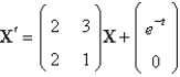 <strong>The particular solution of is</strong> A) B) C) D) E) none of the above