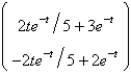 <strong>The particular solution of is</strong> A) B) C) D) E) none of the above