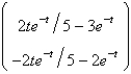 <strong>The particular solution of is</strong> A) B) C) D) E) none of the above