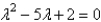 <strong>The characteristic equation of is</strong> A) B) C) D) E)