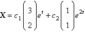 <strong>The solution of the system is</strong> A) B) C) D) E) none of the above
