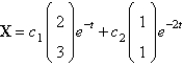 <strong>The solution of the system is</strong> A) B) C) D) E) none of the above