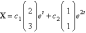 <strong>The solution of the system is</strong> A) B) C) D) E) none of the above
