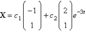 <strong>The solution of the system is</strong> A) B) C) D) E) none of the above