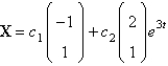 <strong>The solution of the system is</strong> A) B) C) D) E) none of the above