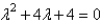 <strong>The characteristic equation of is</strong> A) B) C) D) E)