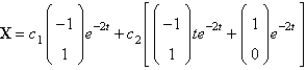 <strong>The solution of the system is</strong> A) B) C) D) E) none of the above