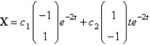 <strong>The solution of the system is</strong> A) B) C) D) E) none of the above