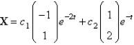 <strong>The solution of the system is</strong> A) B) C) D) E) none of the above