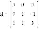 <strong>The characteristic equation for the matrix is</strong> A) B) C) D) E)