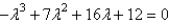 <strong>The characteristic equation for the matrix is</strong> A) B) C) D) E)